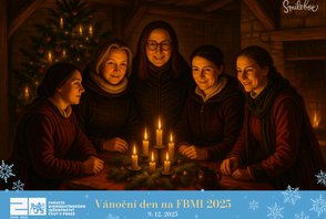 Rozsvícení srdce na fakultě FBMI