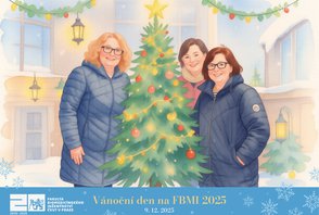 Rozsvícení srdce na fakultě FBMI