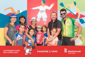 Radiožurnál a olympijský park RIO - Lipno 2016 / 9.den